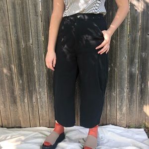 Uniqlo Wide-leg Cropped Pants